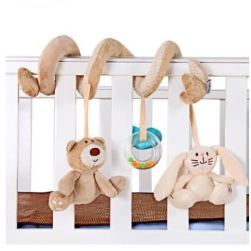 Bambino Nordic Letto Sonagli Appesi Giocattoli Bambino Spirale Carrozzina Giocattolo Carrozzina Peluche Orso Coniglio Mobile 0 6 12 Mesi Passeggino