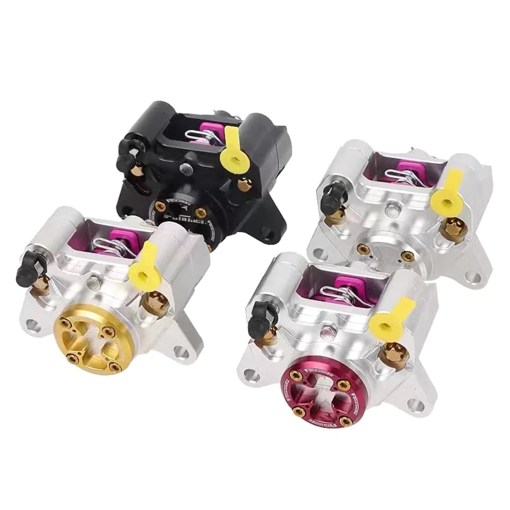 84mmMoto Anteriore Posteriore Pinza Freno 2 Pistoni Pompa Freno Per Honda Kawasaki Yamaha RSZ JOG FORCE Niu Ninebot Scooter Dirt Bike