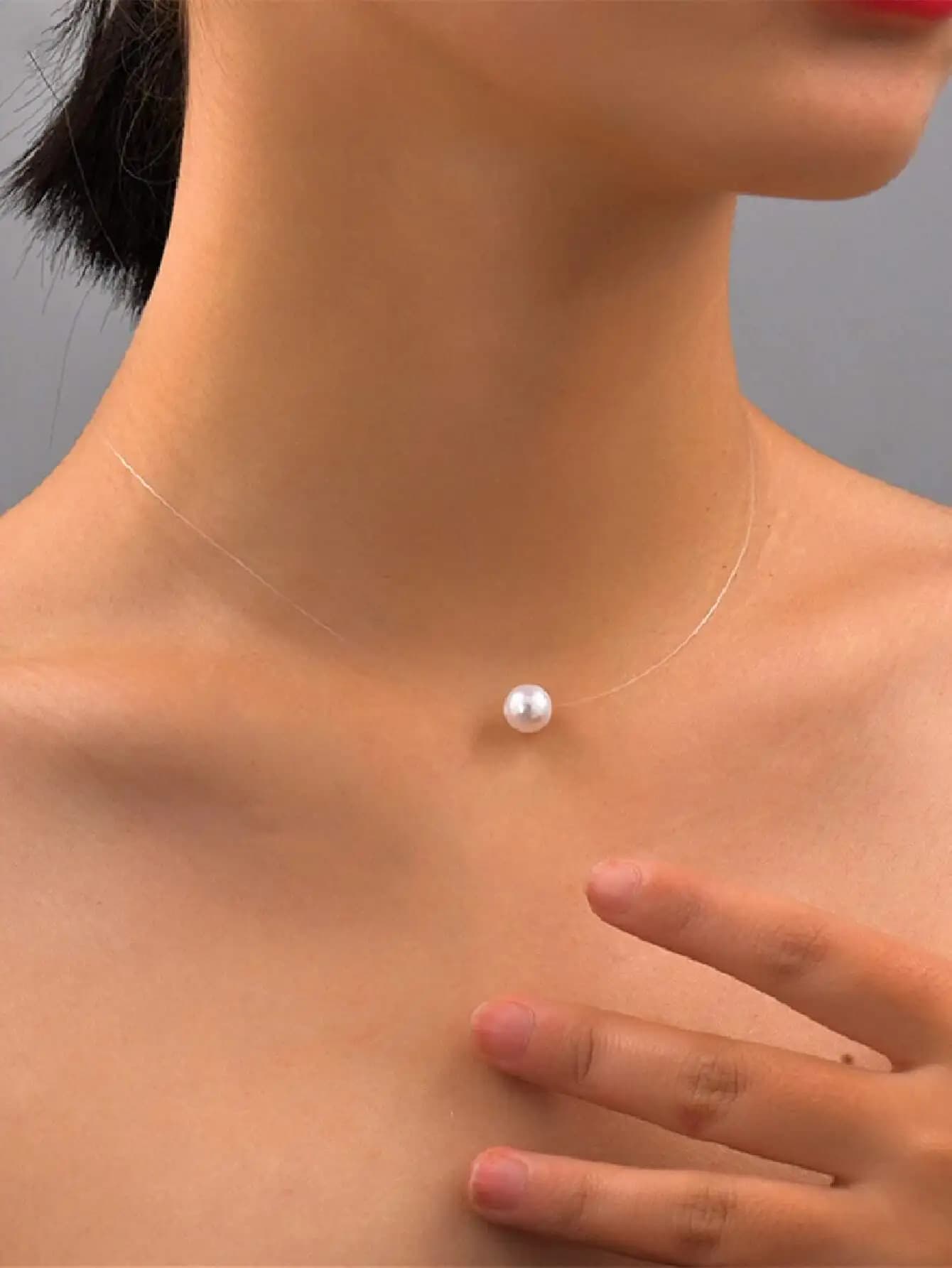 1pc Fashion PMMA Glow In The Dark Bead Pendant Necklace For Women For Daily Decoration