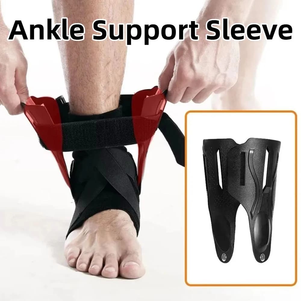 Supporto per Caviglia Regolabile, Fascia Elastica Ergonomica, Manica Sportiva per Caviglia, Ortesi Traspirante e Resistente per Distorsioni