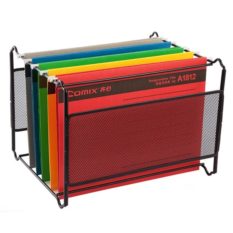 Accessori da scrivania in metallo cartella portadocumenti da appendere in rete portadocumenti Organizador formato A4 FC per forniture per ufficio aziendali