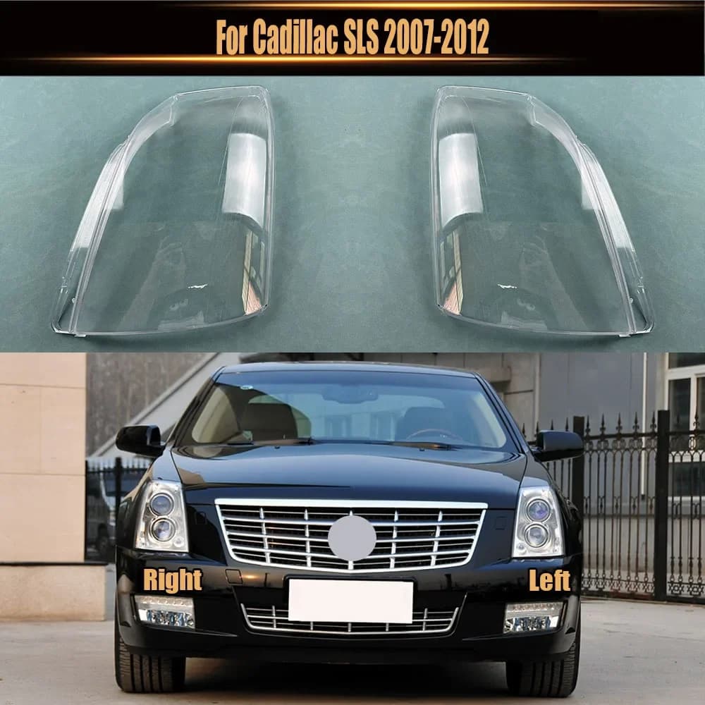 Per Cadillac SLS 2007 2008 2009 2010 2011 2012 Faro Anteriore Copertura Trasparente PC Paralume Faro Borsette Lente Plexiglass