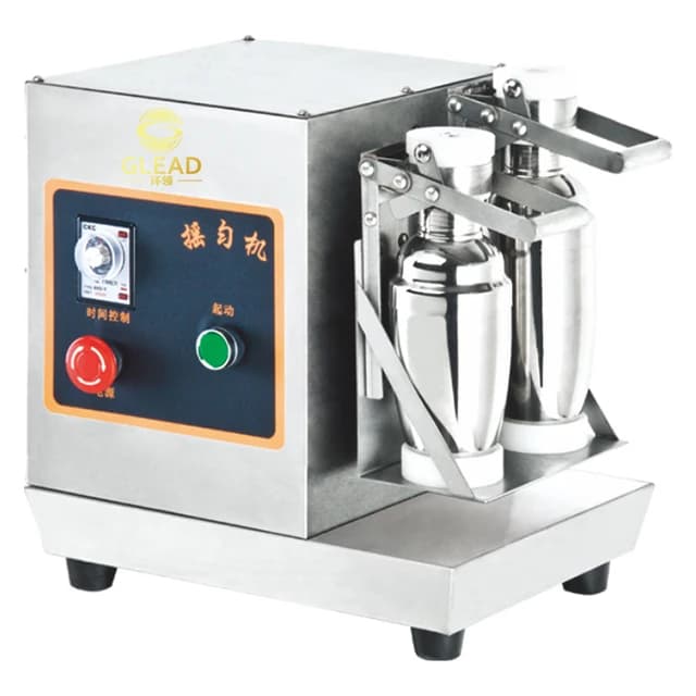 Macchina Agitatore a Doppia Testa per Bubble Tea, Frullatore Automatico per Cocktail al Latte, Uso Commerciale in Acciaio Inox, Vendita Calda