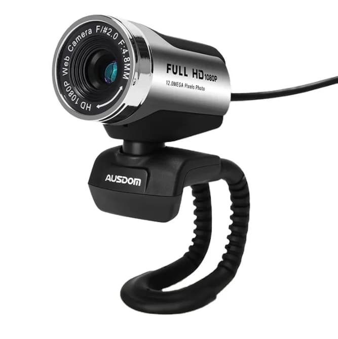 AUSDOMAW615 Computer Home Live Videoconferenza remota 1080P HD Grandangolo con microfono USB Desktop portatile esterno