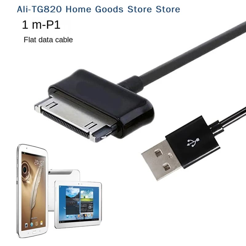 [TG820] Cavo USB per sincronizzazione dati e ricarica P1000 per tablet Galaxy Tab Note 7 10.1, cavo USB per Galaxy Tab