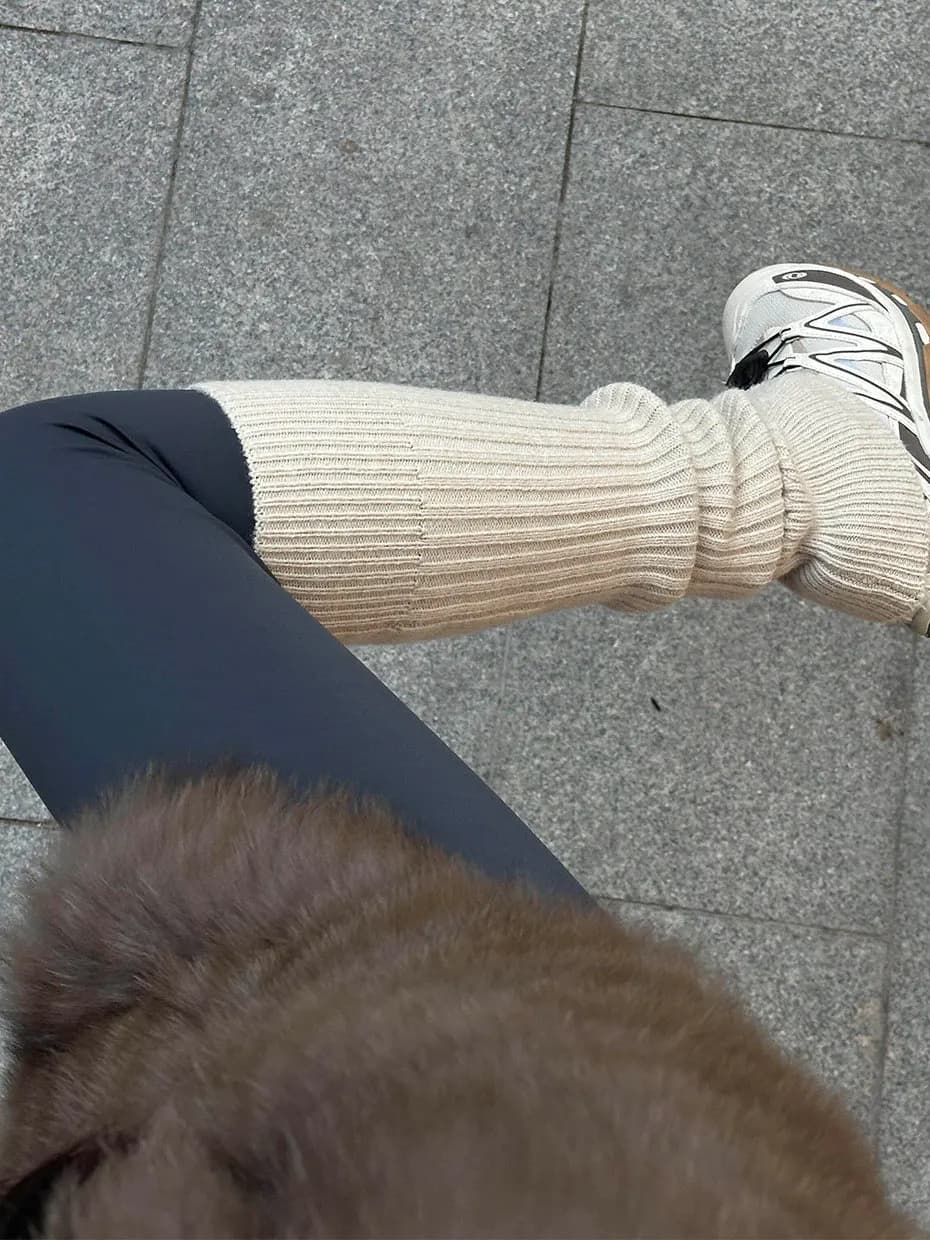 Socks Feeling Leggings Easy to Handle Atmosphere Is There Short Pants Casual Polyester Fiber Regular Thickness Winter Season