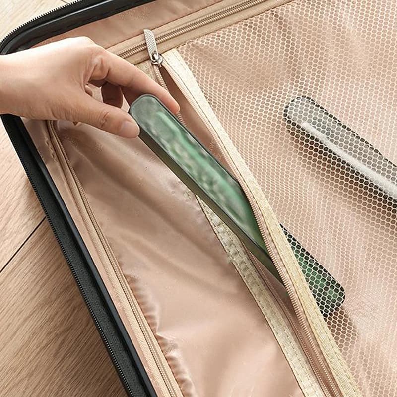 Porta Spazzolino da Denti Portatile per Viaggi e Campeggio, Organizzatore per Bagno, Accessorio da Viaggio
