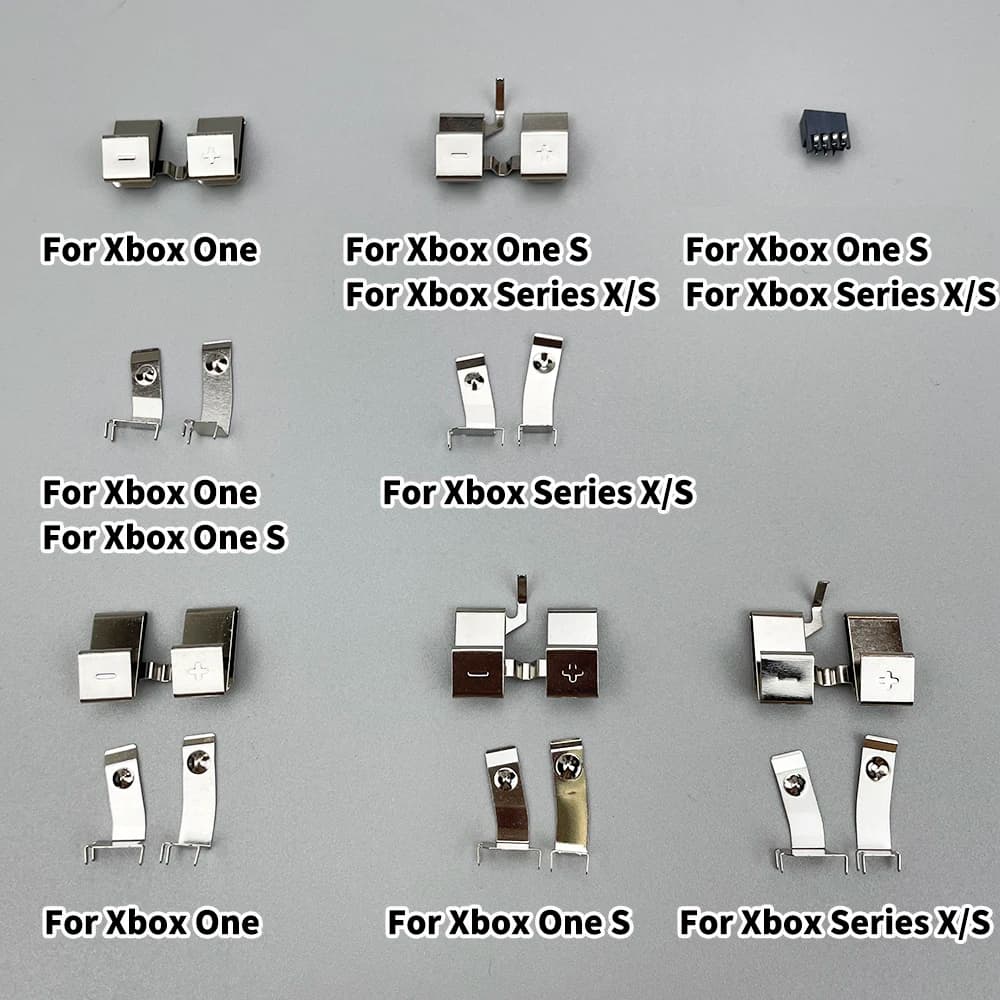 GSF 1-10pcs Replacement Battery Contact Clip Part Battery Holder Spring For Xbox One S For Xbox Series X S Controller