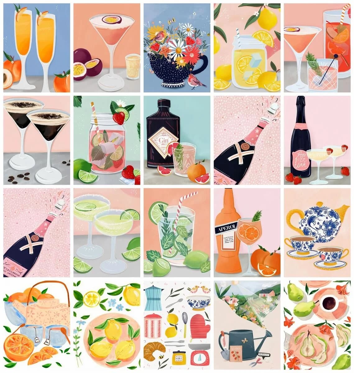 Painting By Numbers For Adults Kitchen Landscape Pictures On Canvas Beer Fruit 20X30cm Coloring On Canvas Suitable Beginners