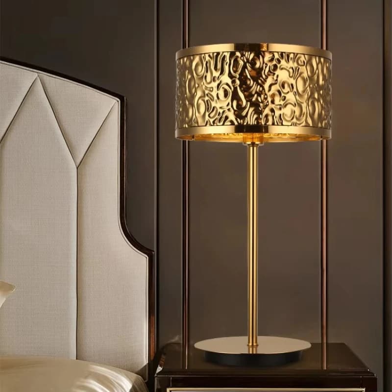 Lampada da scrivania moderna a LED per decorazione d'interni, soggiorno, comodino