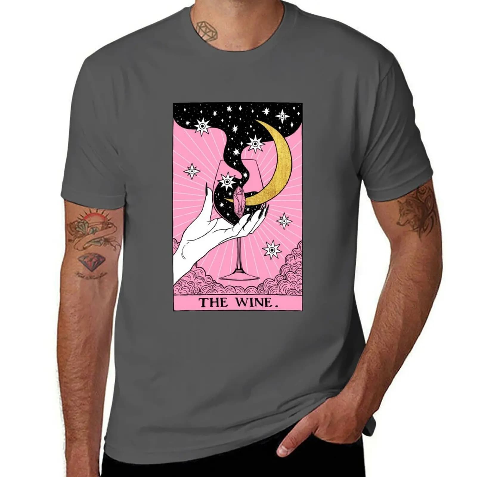 Maglietta a maniche corte Tarot Card the Wine Work Utility