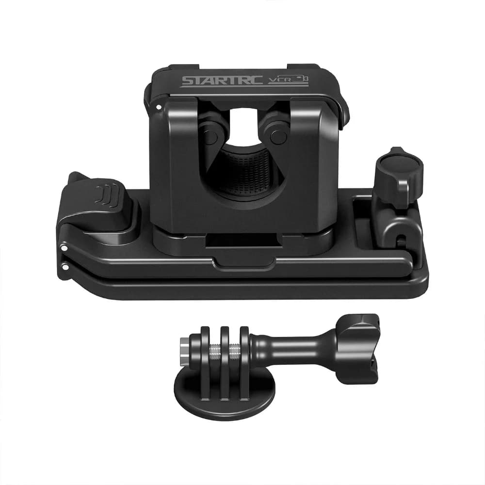 Fondina per selfie stick a sgancio rapido Supporto per fotocamera con cintura per zaino regolabile a mani libere Stabile 2 in 1 per Insta360/DJI