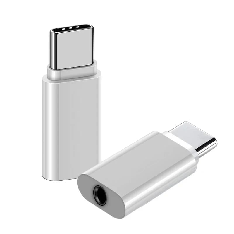 5 pcs Type-C to 3.5mm Jack Adapter Audio Converter USB Type C to 3.5mm Aux Cable Headphones for Xiaomi Huawei P20