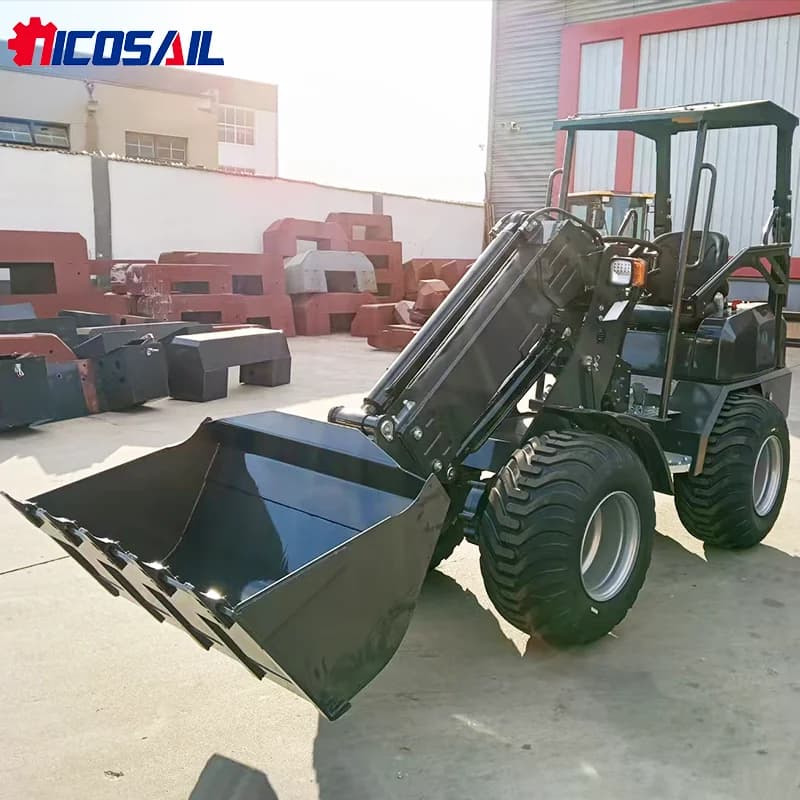 Mini Caricatore Telescopico KZL918 da 0,8 Tonnellate per Lavori in Magazzino e Cantiere, Certificato CE, Personalizzabile