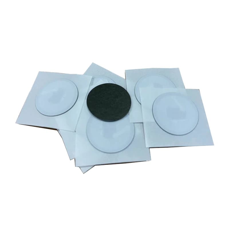 10 adesivi NFC RFID anti-metallo su etichetta in metallo 13,56 mhz NFC 213 diametro 25 mm