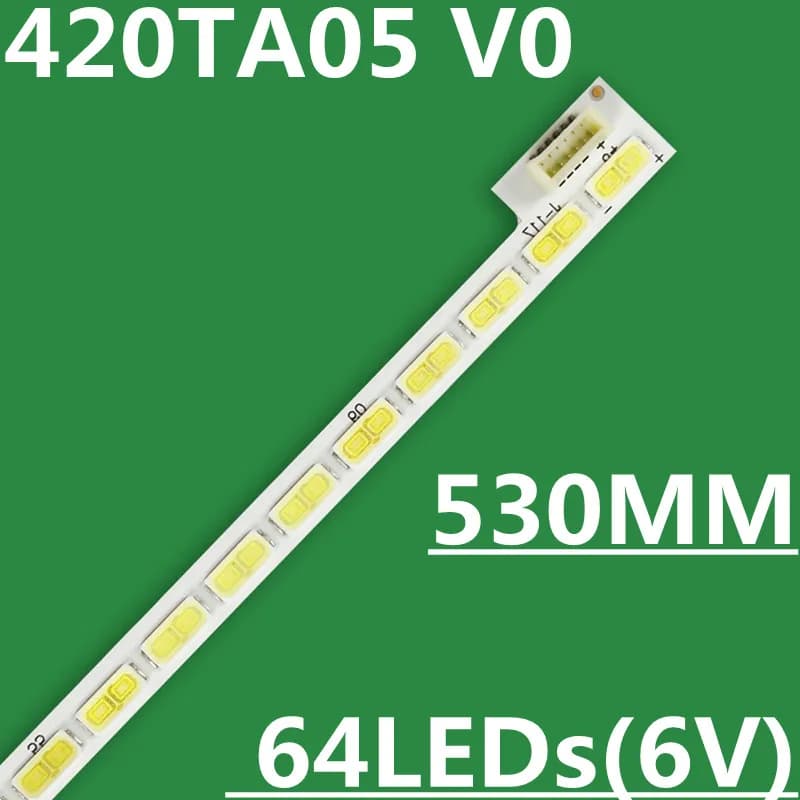 Striscia di retroilluminazione a LED per 420TA05 V0 42 pollici 7030PKG 64ea Rev0.2 74.42T23.001 74.42T23.001-2-DS1 T420HVN01.1 T420HW06 T420HW04