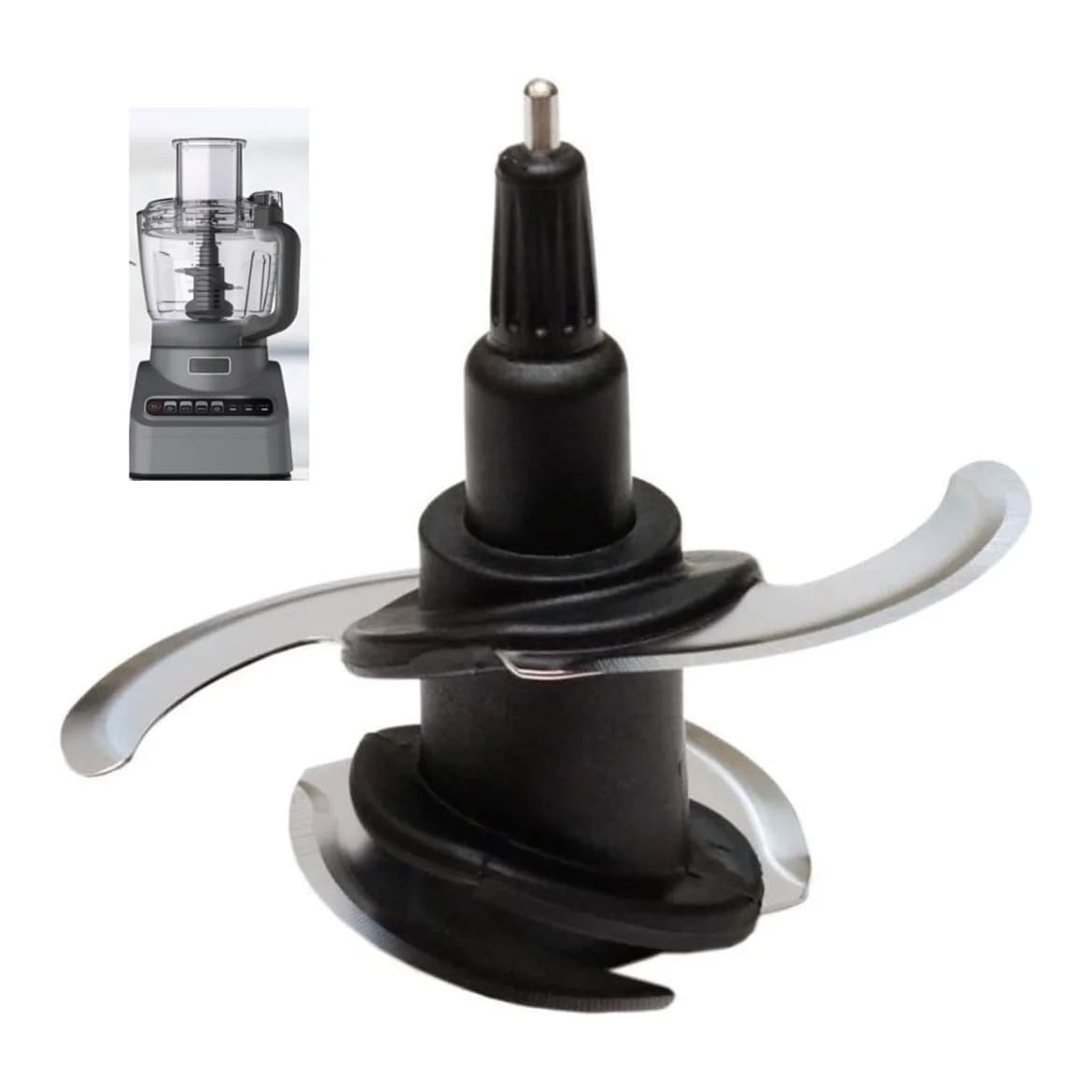 Frullatore a 4 lame di ricambio per robot da cucina Ninja da 64 once, lama per tritare, adatto per BL682 BL770 BL910 BN600 BN601 BN801