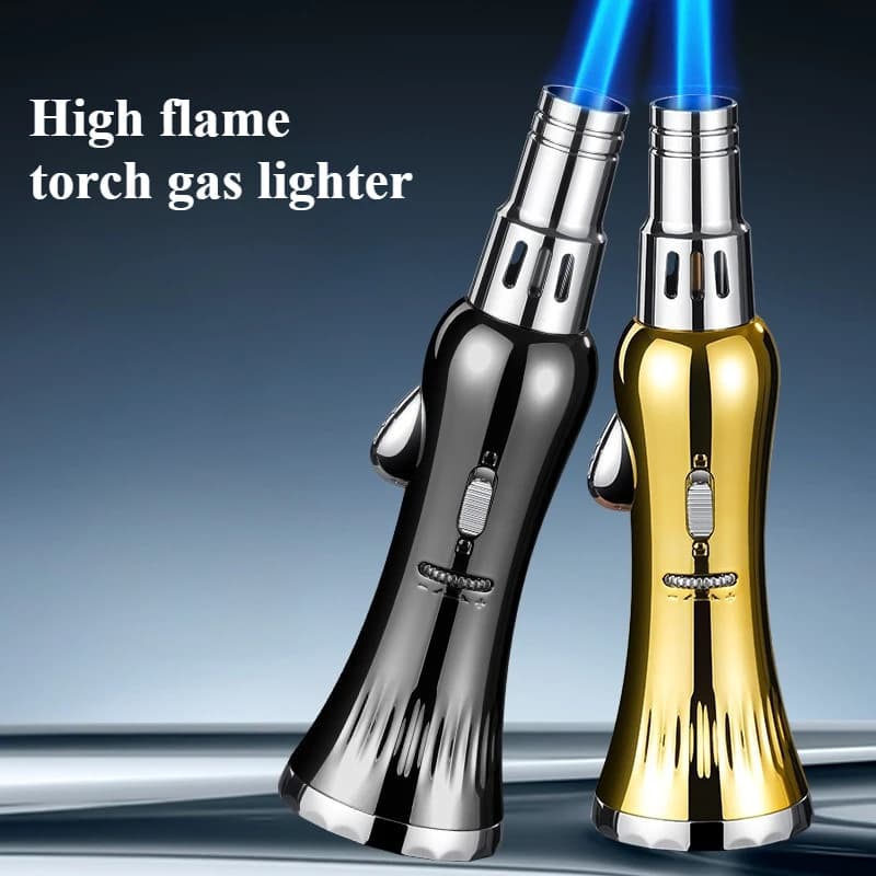 Torch Gas Lighter Butane Inflatble High-temperature Resistant Spray Gun Outdoor Windproof Barbecue Kitchen Tools Cigar Lighters