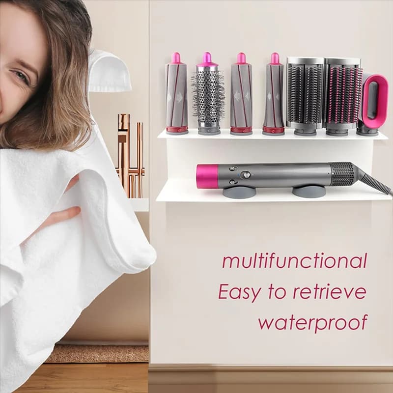 M12K-Mensole for hair dryer and hairdresser, bathroom holders, bedroom, hairdresser, organizer support