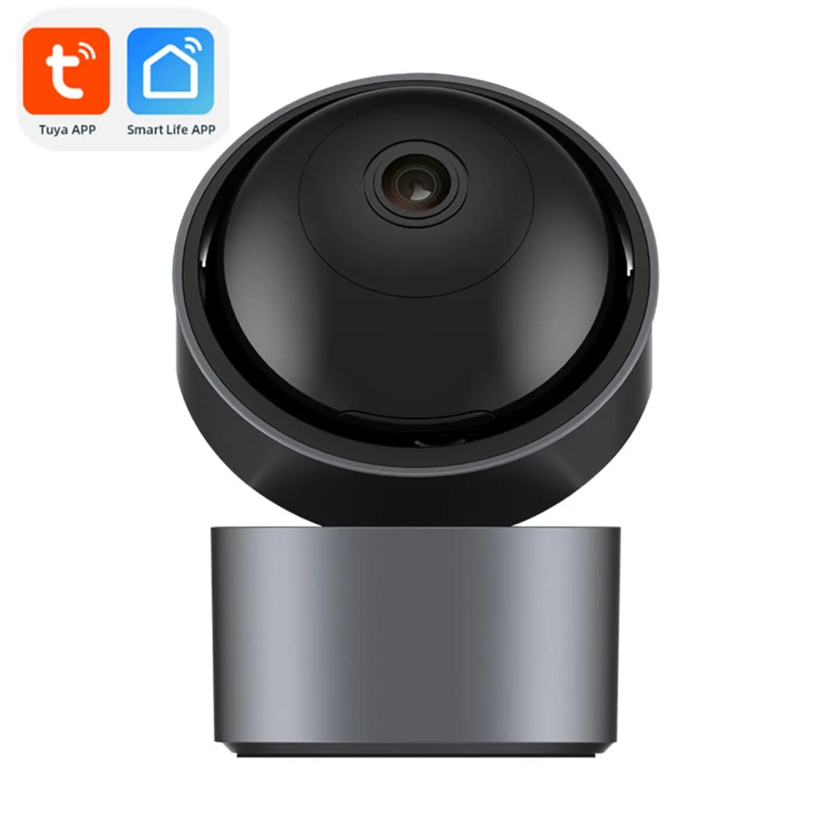 Telecamera IP Dome Wireless PTZ 2MP 1080P con App Tuya, Visione Notturna IR, Rilevamento Movimento, Allarme di Sicurezza Domestica, Monitor per Bambini