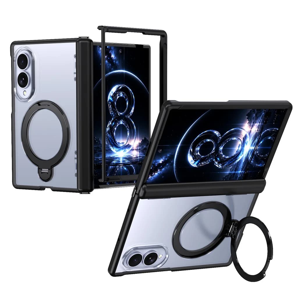 Matte For Magsafe Magnetic Hinge Protection Phone Phone Case For Samsung Z Fold 8 Ultra 7 Fold8 5G 360 Rotating Kickstand Cover
