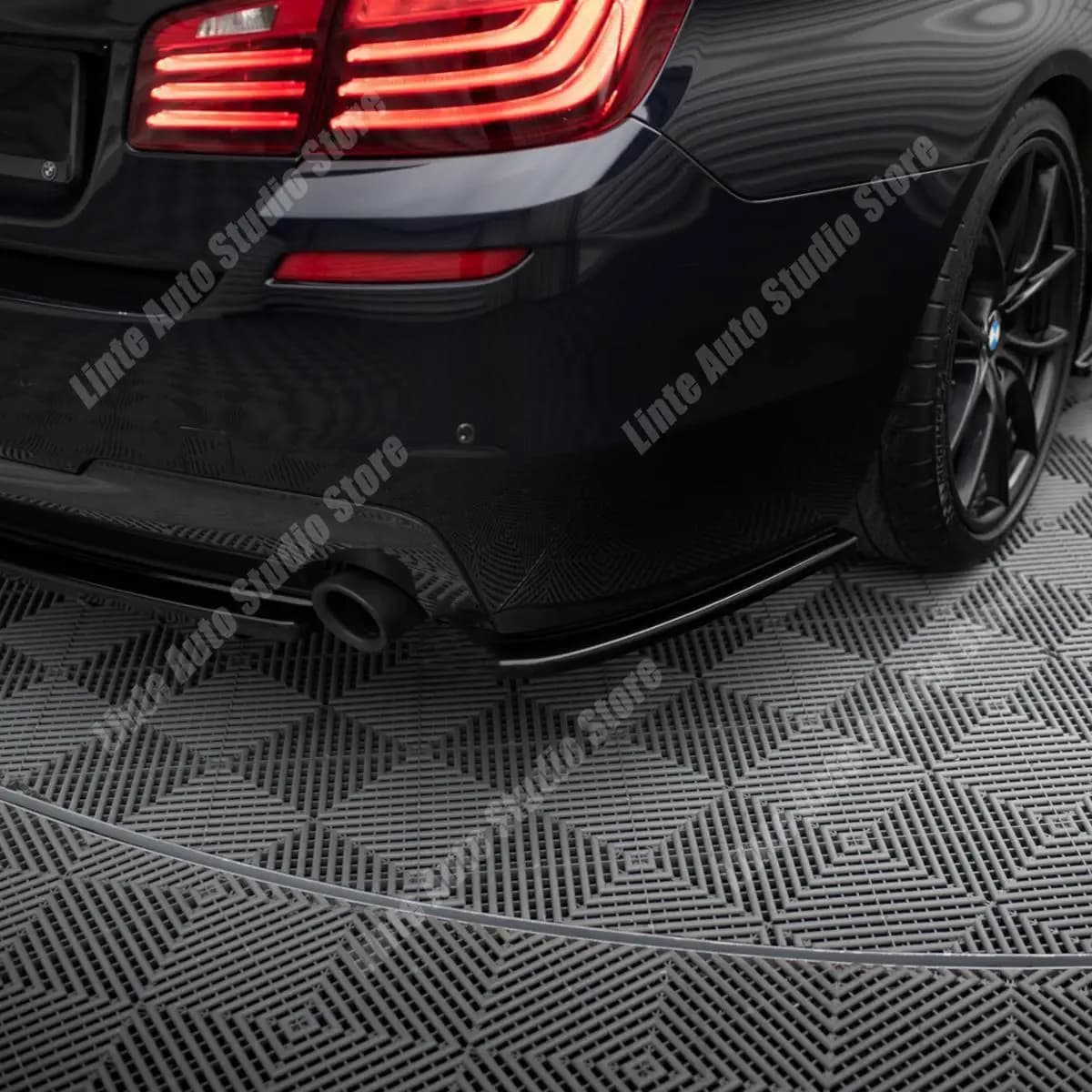 Rear bumper Side diffuser For Bmw F10 F11 5 Series 530i 530d 540i 540d 550i M Sport 2010-2016 Splitter Spoiler Body Kit