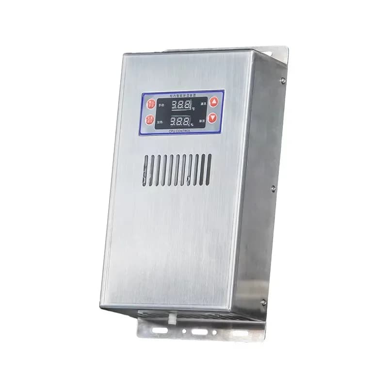 Deumidificatore Intelligente in Acciaio Inox da 128W, Dispositivo di Deumidificazione Intelligente per Armadi di Stoccaggio Energetico