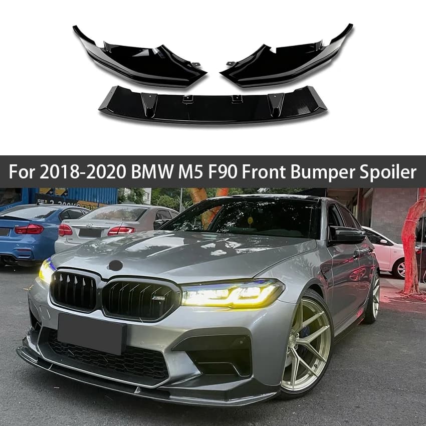 For 2018 2019 2020 BMW M5 F90 M5 Car Accessories Decorate Spoiler Splitter Diffuser Car Accessories Lower Guard Front Bumper Lip