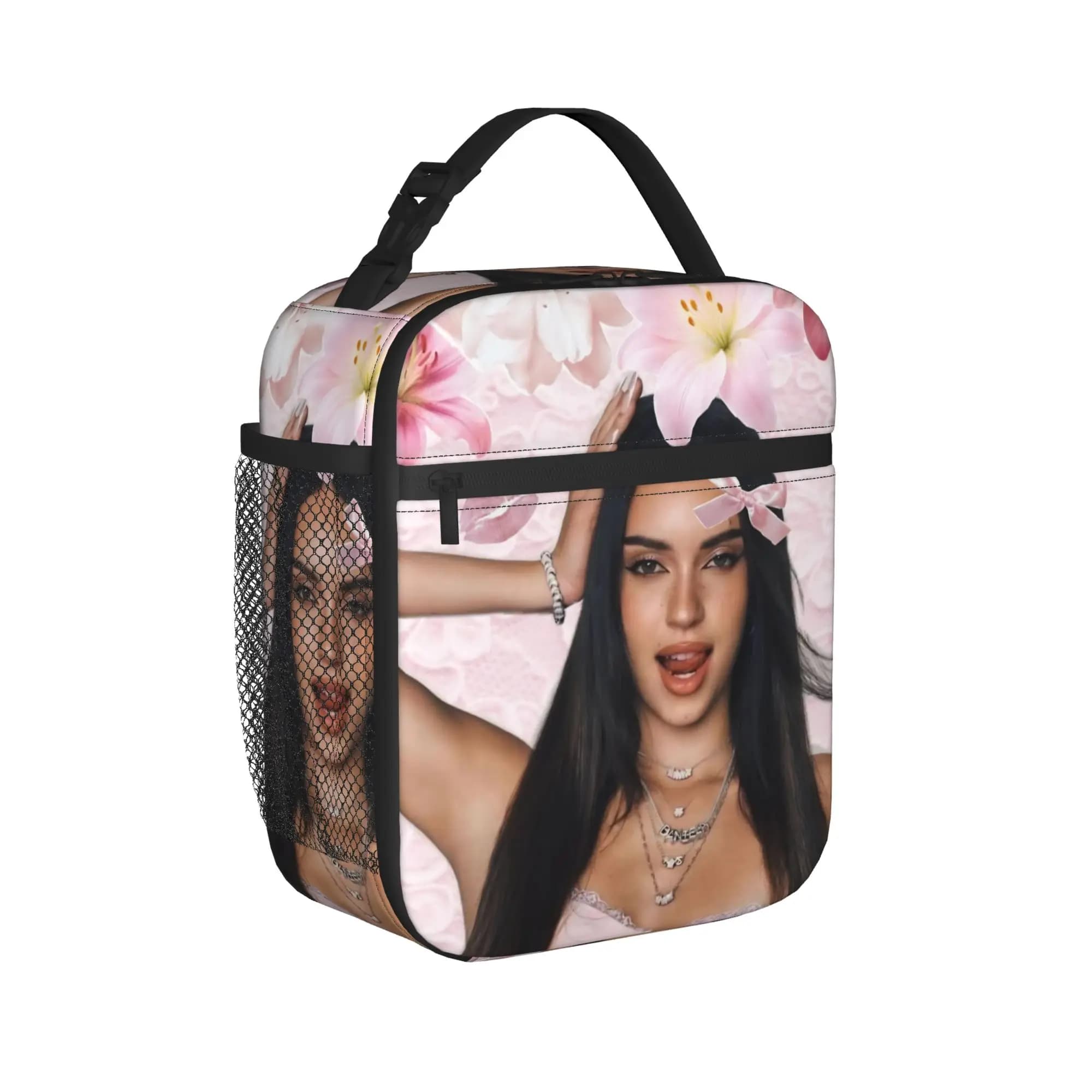 Daniela Katseyes Kpop Girl Group Thermal Insulated Lunch Bag for Work Portable Food Container Bags Thermal Cooler Food Box