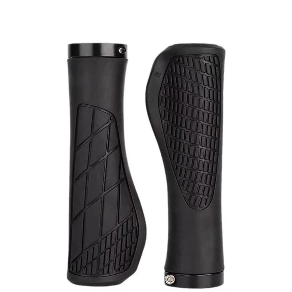 1 Paio di Impugnature per Manubrio Bici di Montagna, Antiscivolo, Comode, Bloccabili, in Gomma Morbida, Accessori per Bicicletta MTB