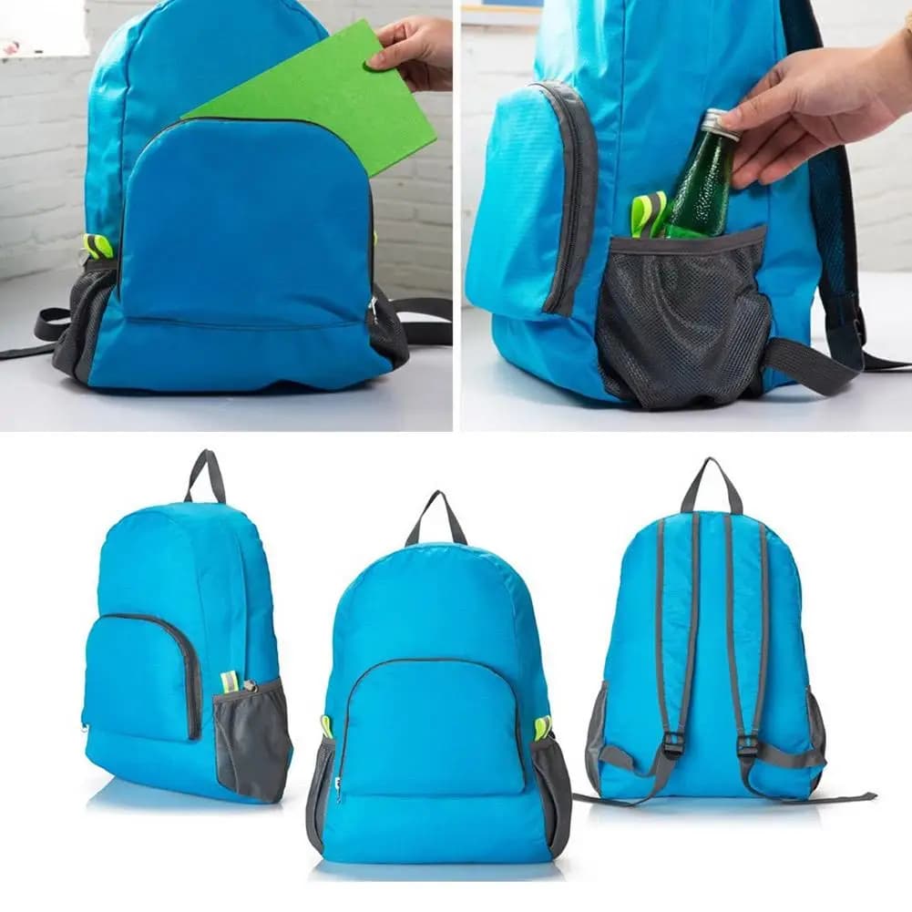Zaino portatile pieghevole Borsa da alpinismo Zaino da viaggio ultraleggero per arrampicata all'aperto Escursionismo Ciclismo