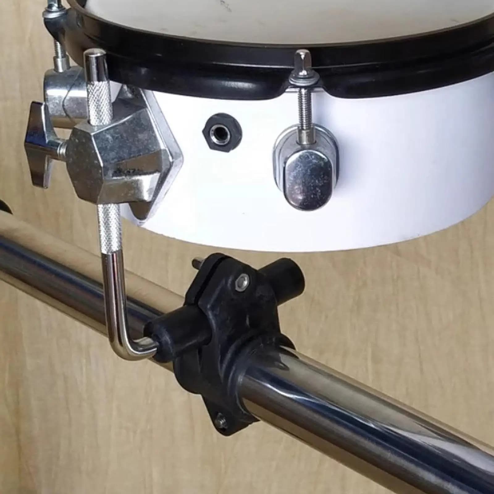 Supporto Universale per Rack Batteria, Attacco per Tubi, Accessorio Professionale per Batteria Elettronica e Pad di Pratica