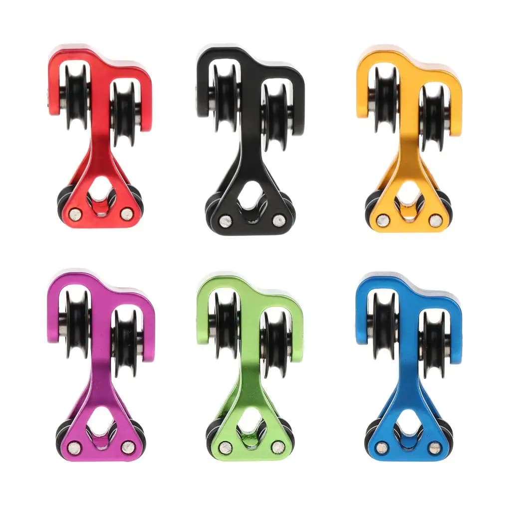 Accessorio per Arco Compound: Cavo Scorrevole con Pulegge, Divisore Corda e Rullo di Scorrimento Durevole per Arco e Frecce con Pulegge