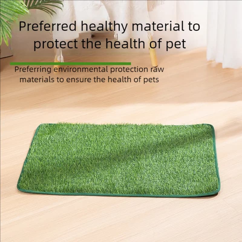 Reusable & Washable Dog Grass Mat - Odor-Control Artificial Lawn for Pet Training, Easy-Clean Pee Pad with Non-Slip Backing