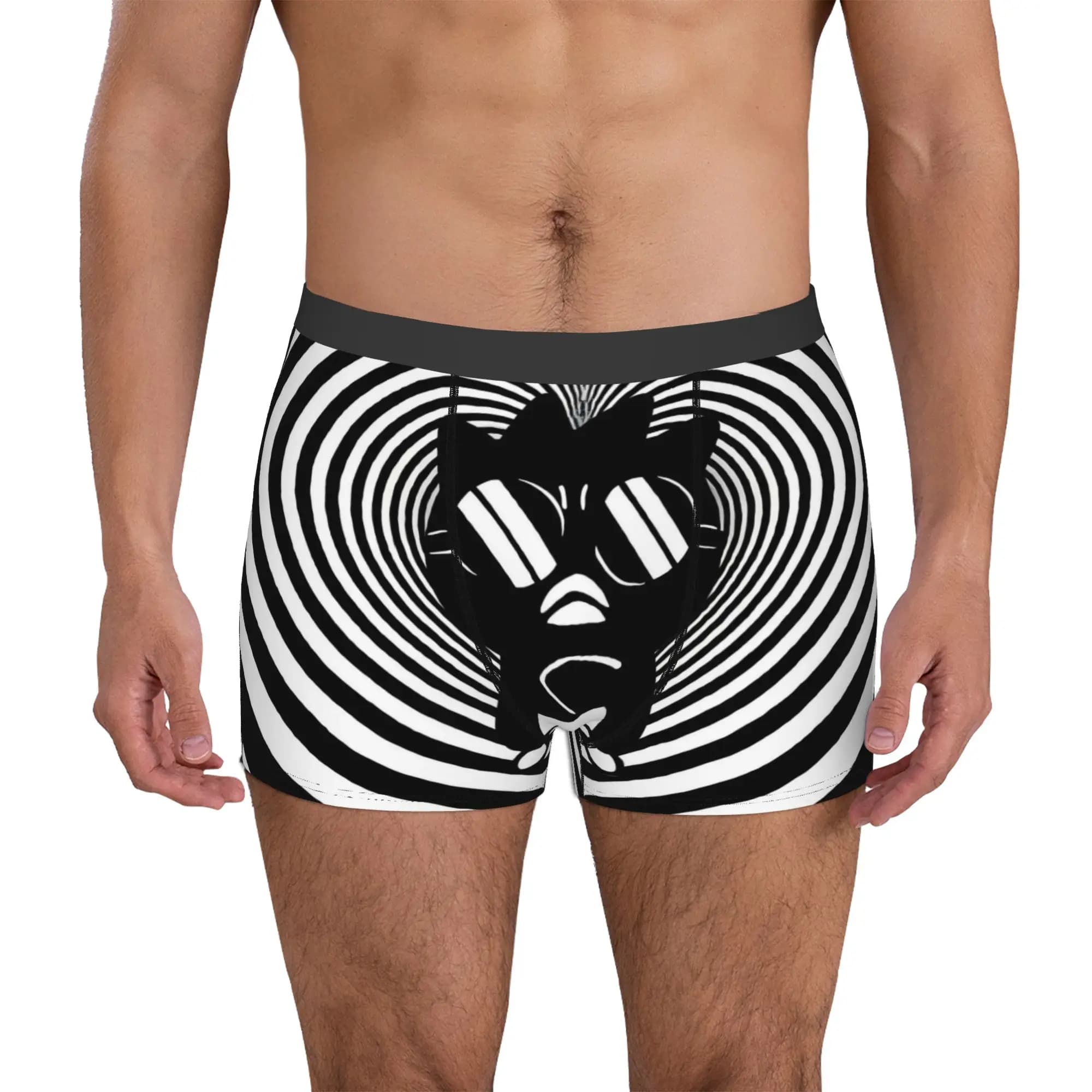 Cartoon Badtz Maru Underwear Men Printed Anime Cute Penguin Boxer Shorts Panties Briefs Soft Underpants