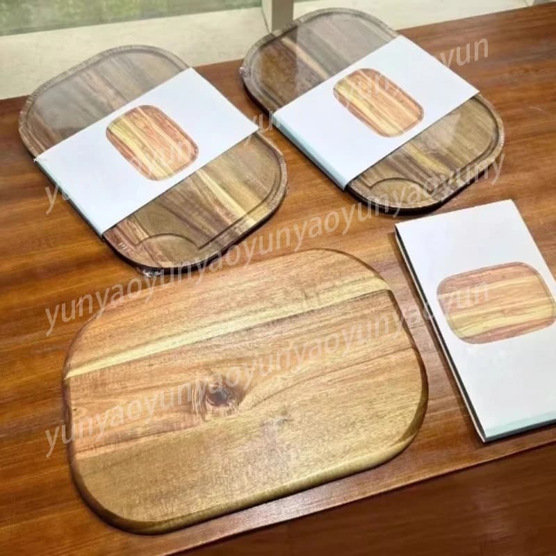 Tagliere in Legno 42*28, Spesso, per Cucina Domestica, Senza Vernice, Senza Cera, in Legno Massello