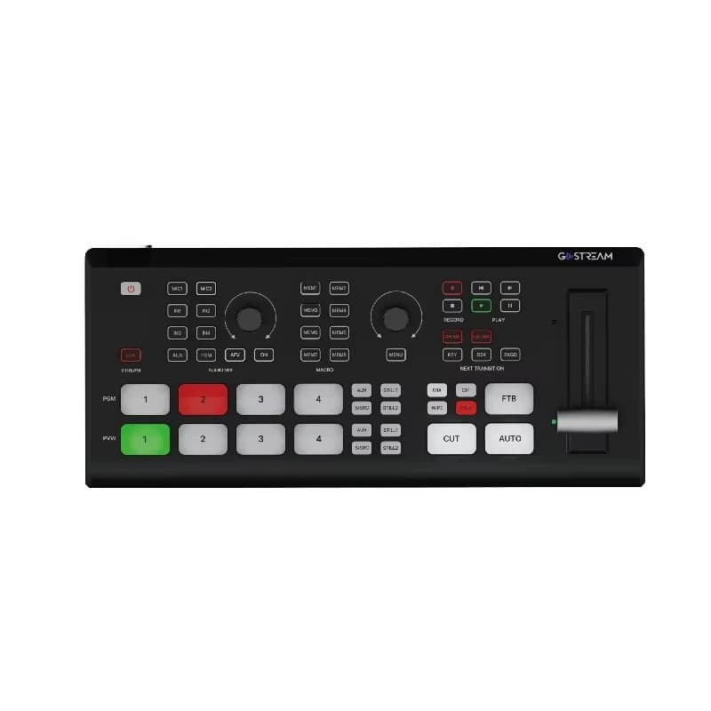 Cartuccia di acquisizione commutatore mixer video deck HDMI USB 2.0 con mixer commutatore video aggiornabile NDI per streaming live