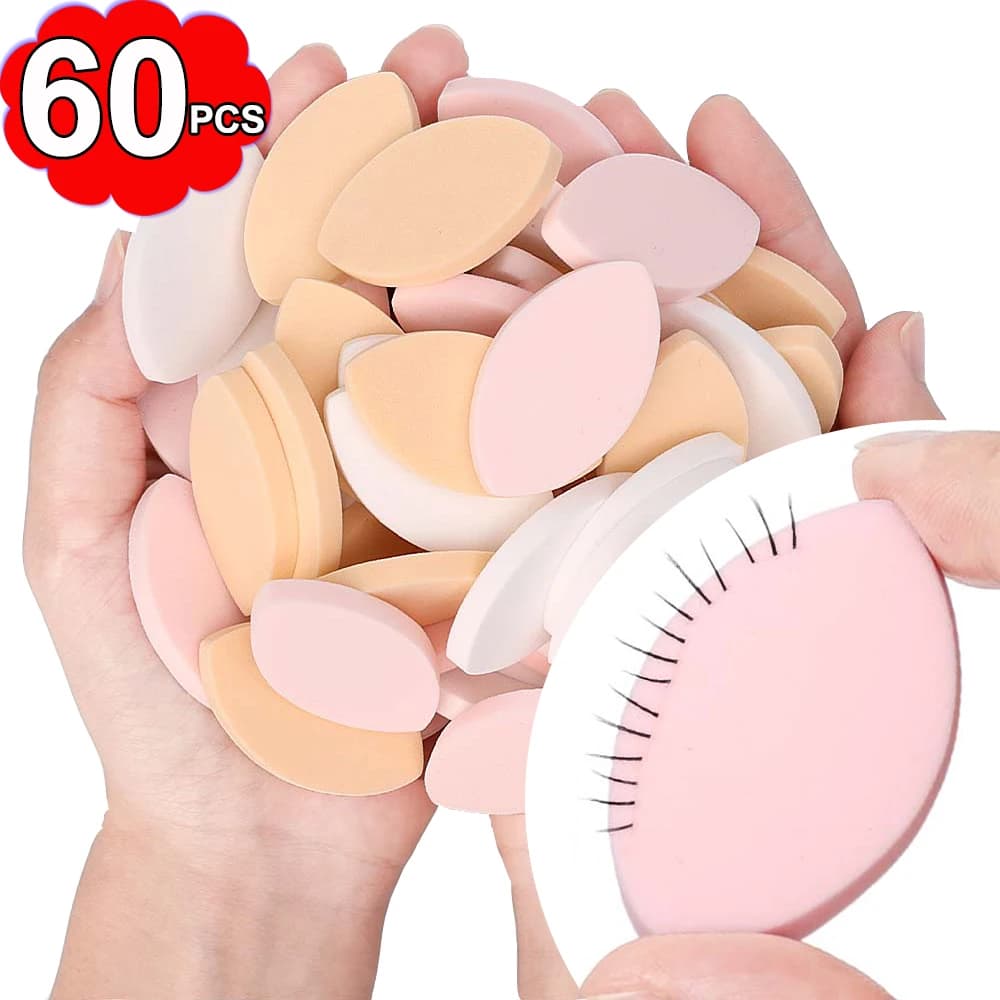 60PCS Soft Sponge Faux Eyelashes Lash Beginners Chart Map Eyelashes Reusable Makeup Blow Up Training Extensions Eyelash Tool
