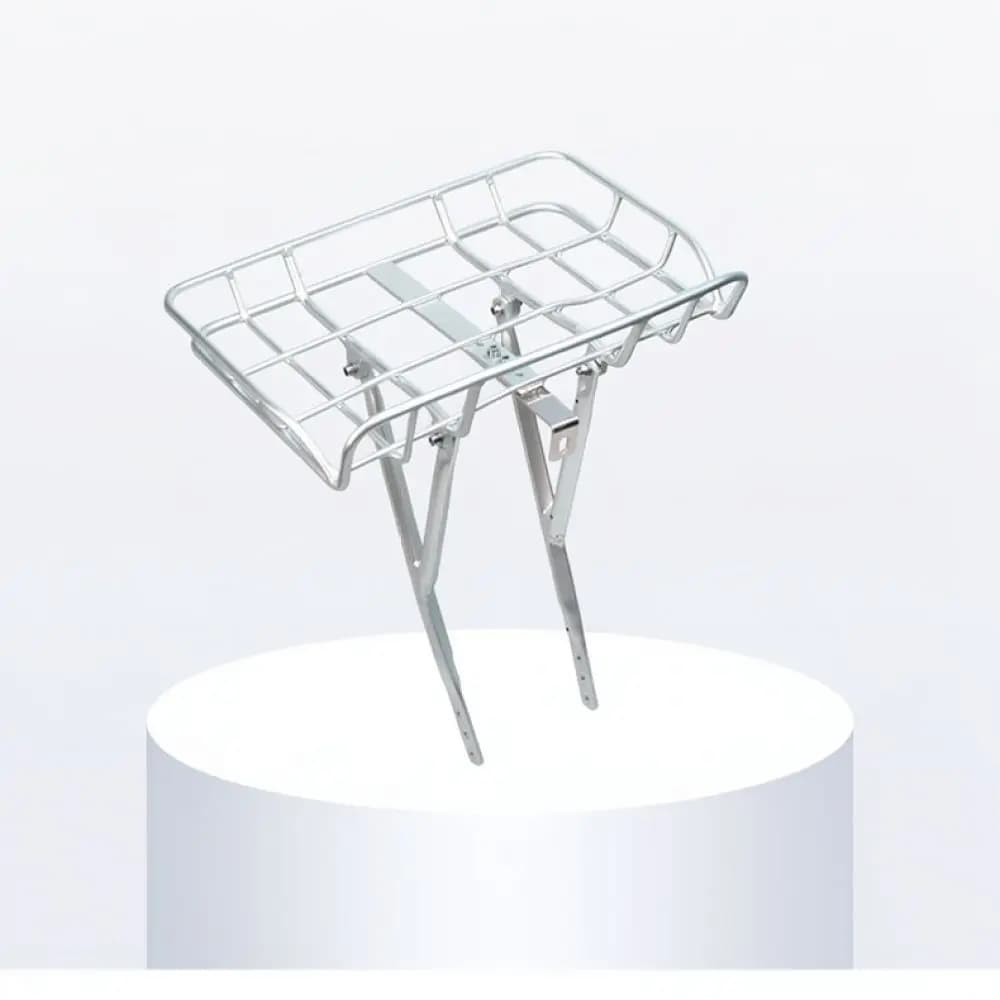 Folding Bicycle Cargo Rack With Basket For 20 Inch Bike Aluminum Alloy Storage Carrier Cycling Accessory Utility