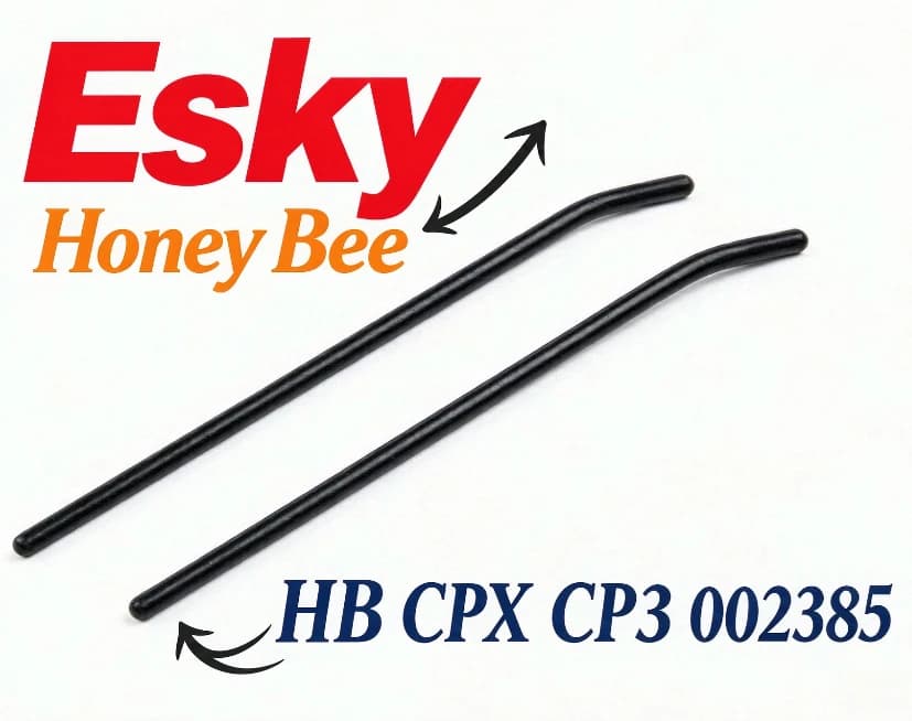 Esky Honey Bee HB CPX CP3 002385 BLACK Landing Strut Set Rc Helicopter 002435 for 300-400 RC Helicopter Heli