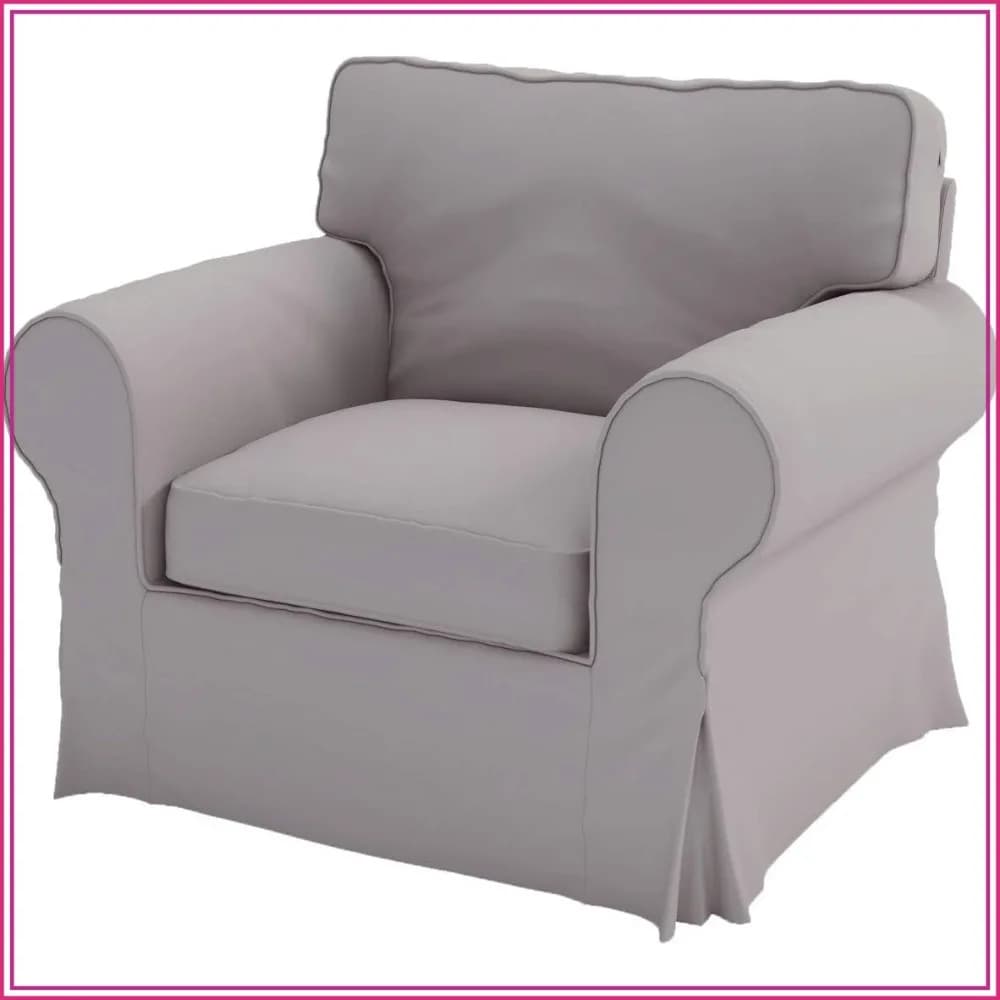 Sofa Covers Compatible with IKEA Ektorp Armchair Slipcovers (Polyester Flax, Ektorp Chair)
