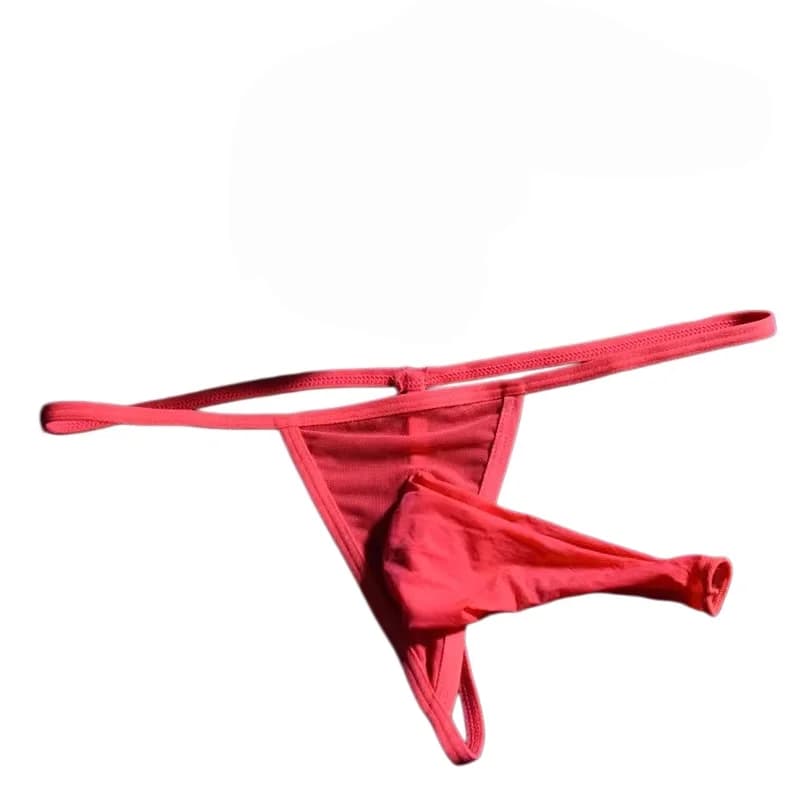Perizoma da uomo sexy Perizoma T-Back Slip bikini Intimo Maglia Sissy Mutandine Guaina per pene chiusa Lingerie sessuale estroica