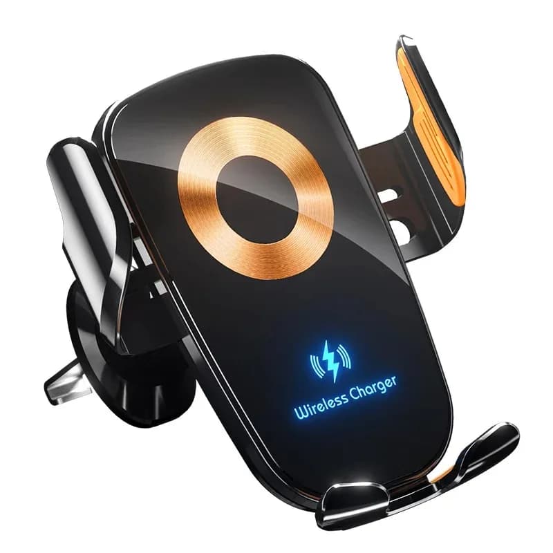 Automatic Clamping Wireless Car Charger Mount Fast Charging Air Vent Holder 360 Rotation For iPhone 17 16 15 Android Daily Use