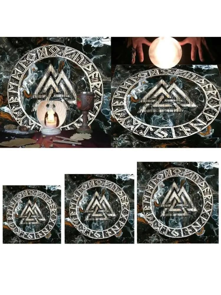 652F Tarocchi Carte Tovaglia Altari Stoffa Oracoli Divinazioni Accessori Giochi da Tavolo