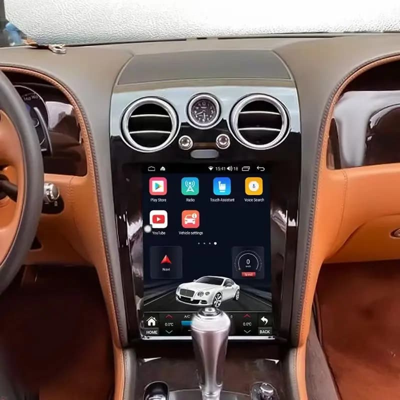 For Bentley Speeding Supersport Android 14.0 Car Multimedia Gps Navigation Radio Video Audio Player Carplay Headunit
