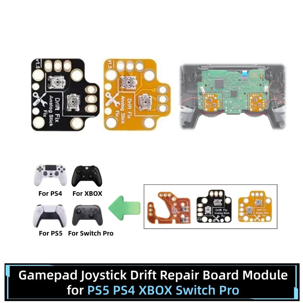 10-50 Pezzi Scheda di Riparazione Joystick Gamepad per Correzione Drift Analogico, Modifica per Controller PS4 PS5 Xbox One Series, Strumenti e Parti