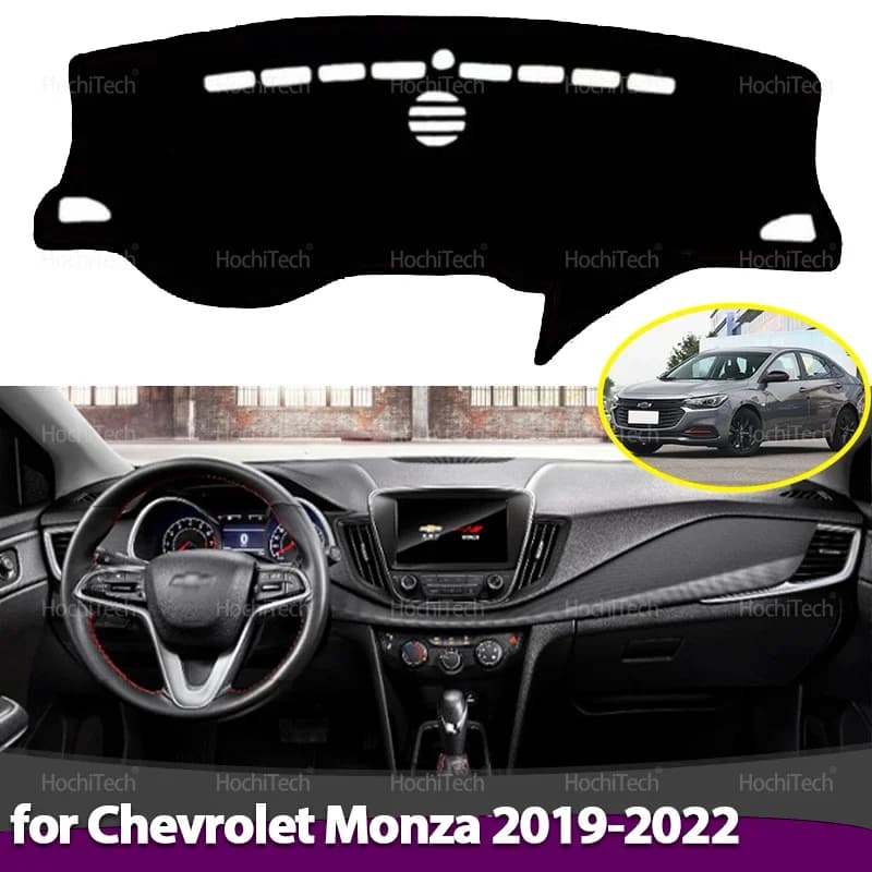 Dashboard Cover Board Anti-Slip Mat Protect Pad Car Sunshade Carpet Rug Left Right Hand Drive For Chevrolet Monza 2019-2022