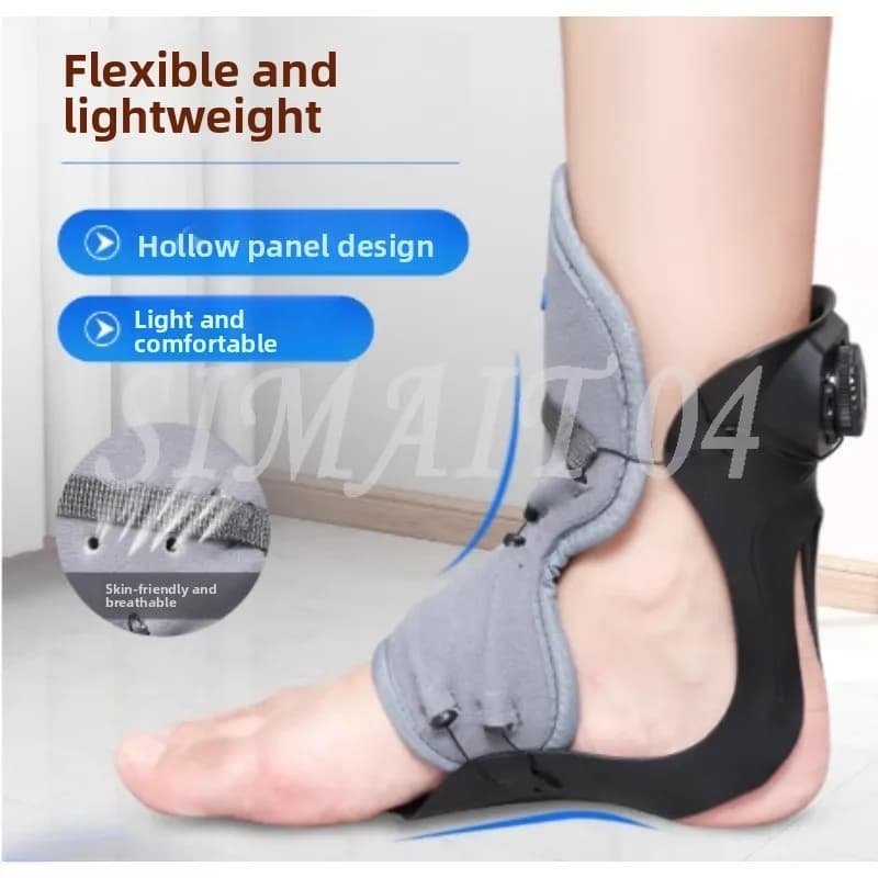 Ortesi per la Caviglia con Supporto Fisso, Ortesi per la Ptoosi del Piede, Attrezzatura per la Riabilitazione da Ictus ed Emiplegia, Scarpe Correttive per Varus
