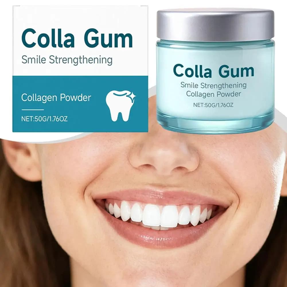 Collagen Tooth Powder Hydroxyapatite Deep Cleaning Dental Powder Gentle Oral Care for Enamel Gum Comfort Brightening Teeth