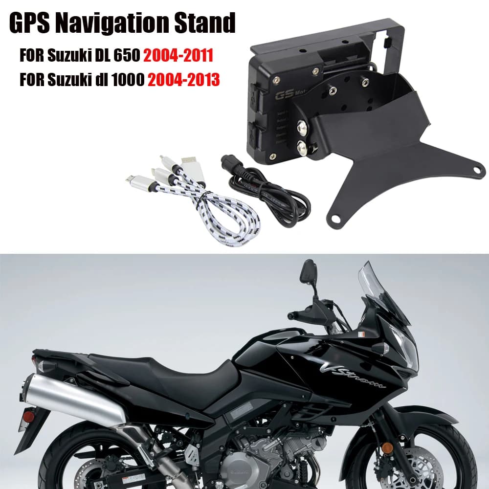 New motorbike for SUZUKI V-strom 650 1000 DL 1000 650 Vstrom mounting bracket GPS support for Smartphone navigation bracket